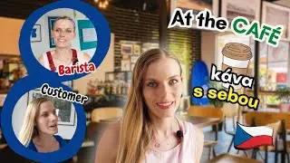 ☕ Czech Dialogue | At the Coffee Shop