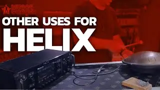 We plugged heaps of stuff into this Line 6 Helix Rack! 