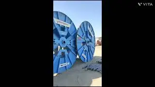 132kV ( HV CABLE) cross section details.