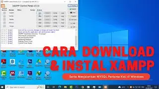 Cara Mudah Download & Instal XAMPP Serta Menjalankan MYSQL Pertama Kali di Windows