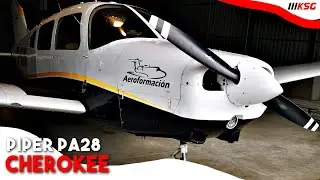 PIPER PA28 - El nuevo avión de Aeroformación (TI-BJS) 🚀