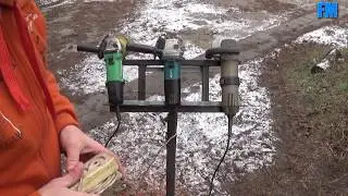 Stand for angle grinder