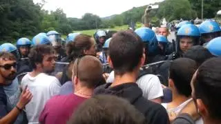 Le cariche contro i No Tav - Terzo Valico alla Crenna
