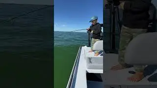Kids first bonefish #bonefish #bonefishing #shorts #hangingwithjalen