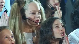 Irina Dubcova and children's choir. Anthem to Music.