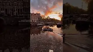 На лодочке по реке Амстел...Амстердам