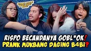PRAZ ​​TEGUH IS ANGER 🔥🤣 RISPO'S JOKE IS OUTRAGEOUS❗ B4BI MEAT CHIPS PRANK❓