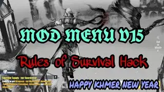 Update Mod Menu V15 Rules of Survival Hack Aimlock / Fly Hack & Speed Rank Safe 110% No Banned