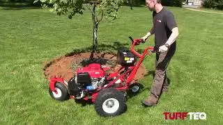 Bed Edging in Rocky Soil with the Power Edger | TURF TEQ