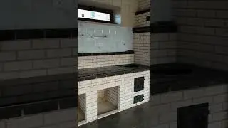 Беседка с барбекю комплексом 