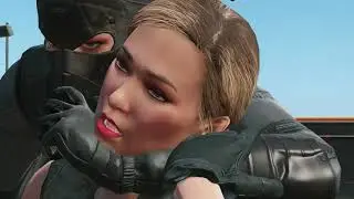 Metal Gear Solid V: the Phantom Pain DD female soldier (swimsuit) ryona 2