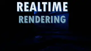 Realtime rendering sci-fi scene breakdown. Blender 3d