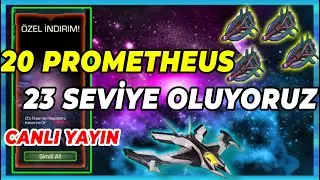Darkorbit TR1-5 Görev Katlayıcısı ile Gemiyi 23 Seviye ve 20 Prometheus Yapıyoruz!!(Canlı Yayın#29)