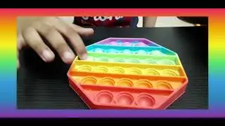 Hexagon  and  circle  pop it