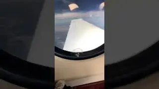 In a private jet