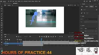 Practice animation and drawing: Live 40 (1,000 hours challenge)