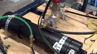 High air pressure safety shutdown system