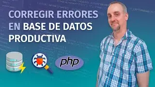 Ejemplo de corrección de errores en una base de datos productiva