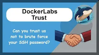 Dockerlabs - Very Easy Level - Trust - SSH Password Brute Force and Vim Hacking