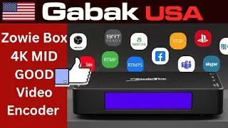 Zowie Box 4K MID Video Encoder for youtube streaming live