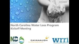 North Carolina Water Loss Program   Kickoff Webcast 201809111731