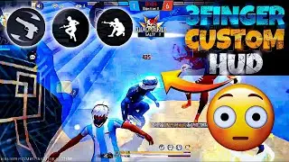 TOP 5 CUSTOM HUD FREE FIRE 3 FINGER CLAW II BETTER THAN PC PLAYERS II 3 FINGER CUSTOM HUD