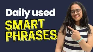 Smart English Phrases For Daily Use -Speak English Fluently| 