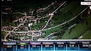 Video II - Training mit Tacx Software TTS4 advanced + Google earth license + Powerboost ;-)