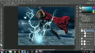 Thor: Ragnarok Movie Poster (Tutorial) In Photoshop cc 2014