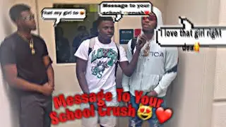 Message To Your School Crush 🏫❤️