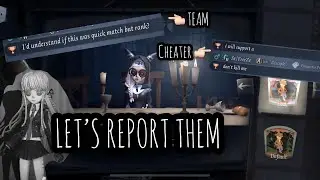 Identity V | Disgusting CHEATERS in NA/EU Server + My first match against Violinist in Rank