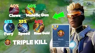 APT BRUNO TRIPLE KILL FULL ITEM SOLO RANK TOP ITEM MYTHIC