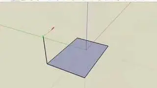 SketchUp: Giving instructions with the drawing axes
