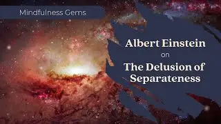 Einstein on the Delusion of Separateness | Mindfulness Gems