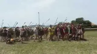 Hoplites Olbia 7 Avance sous volées