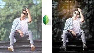 Snapseed- Atharv Raut Inspired dark black tone photo editing tutorial- Snapseed Tutorial