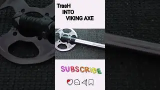 Turning Old SPROCKET Into Beautiful DOUBLE VIKING AXE 