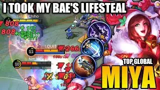 Miya Top 1 global gameplay 2022 - miya best build and emblem 2022 - ML