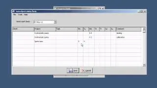 Project Clock - Windows Time Recording and Billing Software
