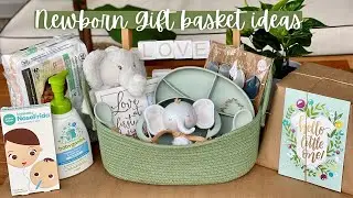 BABY SHOWER GIFT BASKET IDEAS || Target, Marshalls & MORE
