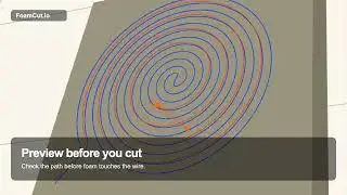 FoamCut: Hot Wire Foam Cutting Software from DXF/SVG to G-Code