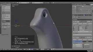 Revolver 'King Cobra Target' Gun modelling in Blender 4 of 10