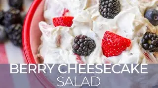 Creamy Berry Cheesecake Salad