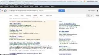 to tired to do seo excessive marketer ranked on youtube