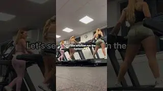 Let’s See Who Can Run The Fastest? #tiktok #shorts #gym