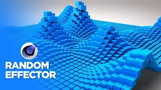 Cinema 4d Random Effector - C4D Mograph