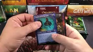 Collectors Box #2 Lord Of The Rings Tales Of Middle Earth Magic The Gathering MTG LTR Hunting Rings!