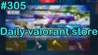 Daily valorant store - I got Sentinels of Light Vandal & Prime Melee Axe (Day305)