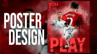 Sport Poster design in Photoshop | Hindi