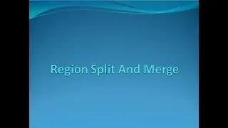 Region Split and Merge